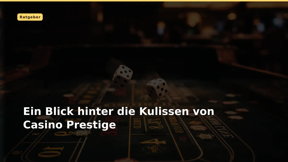 Ein Blick hinter die Kulissen von Casino Prestige