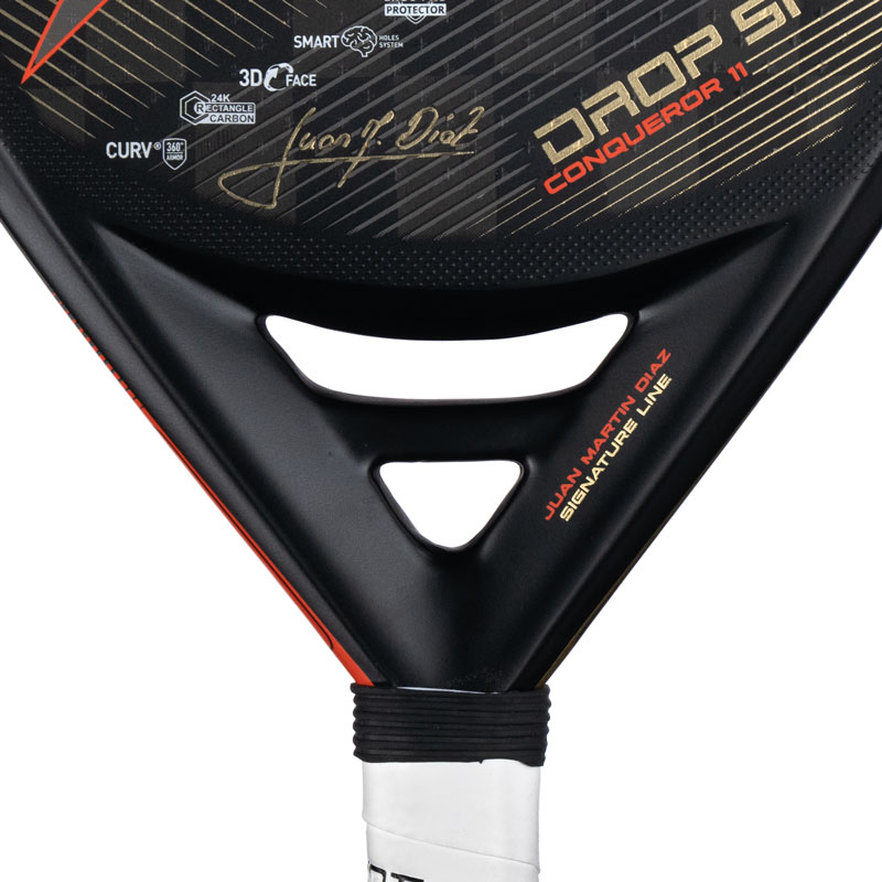 Drop Shot JMD Conqueror 11, 24K Carbon Fiber Padel Racket — view 4