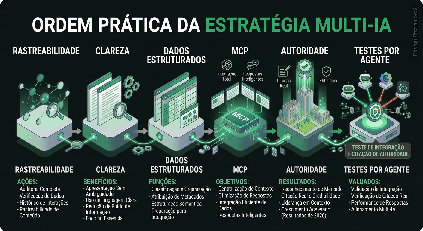 Ordem prática da estratégia multi-IA