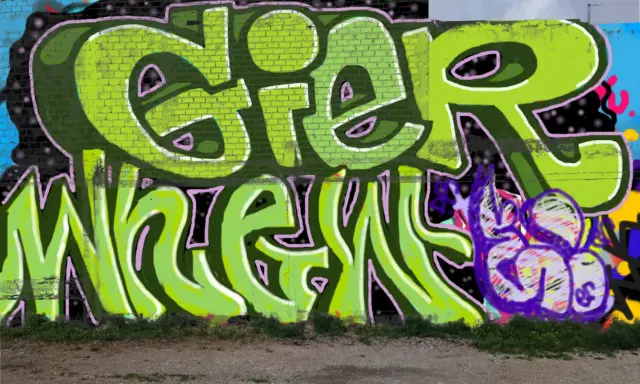 Graffiti artwork by Rickertos