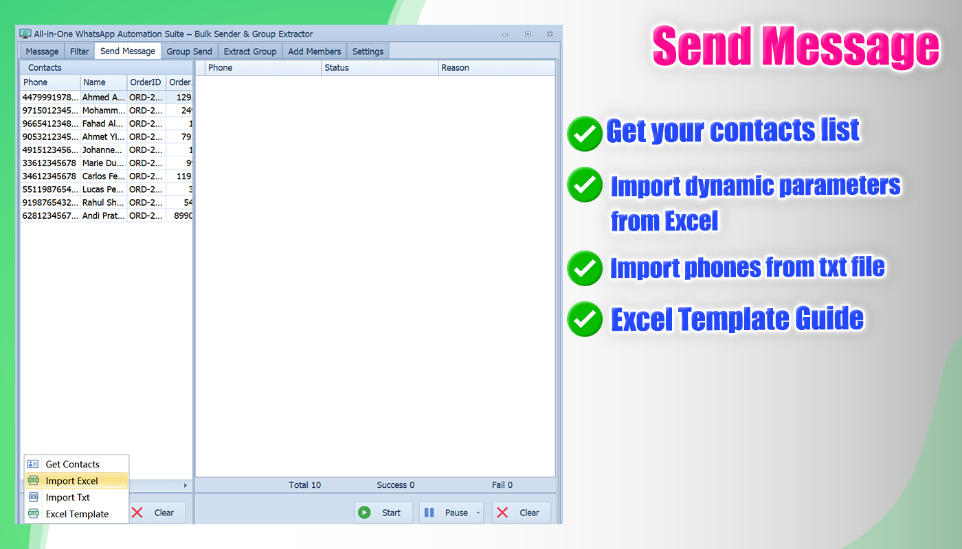 WABot | WhatsApp Automation Tool with Bulk Sender (Windows App)