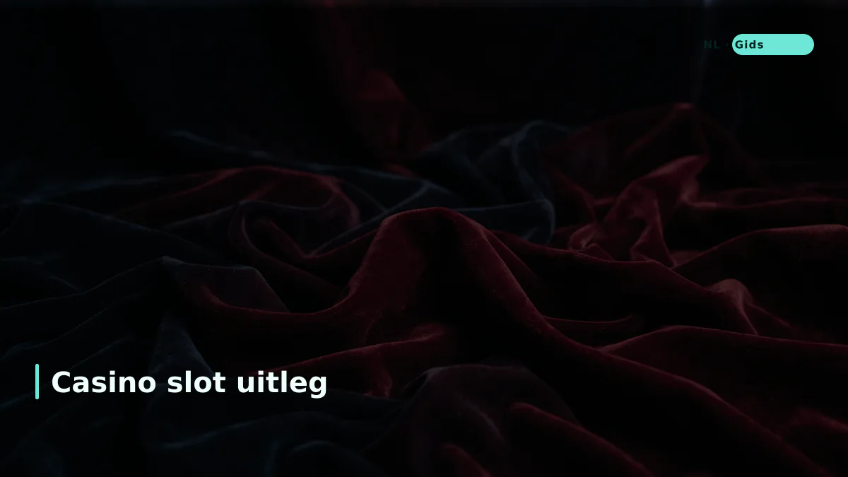 Casino slot uitleg