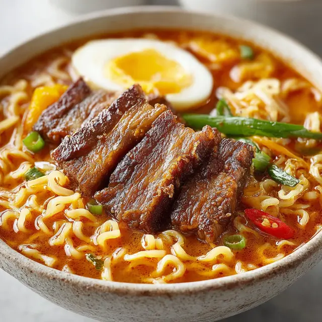 Tokyo-Style Ramen Noodle Soup with Pork Belly