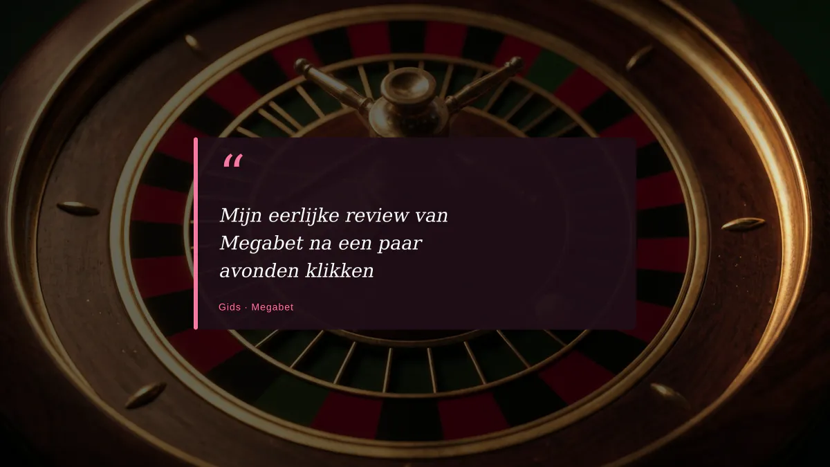 Mijn eerlijke review van Megabet na een paar avonden klikken