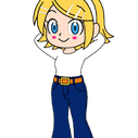 Kagamine Rin SMB new style dance 2