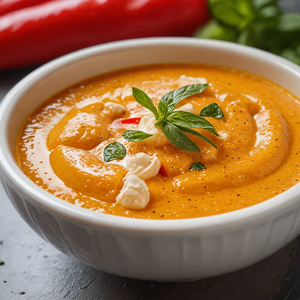 Red Pepper Cream Sauce with 5 Ingredients