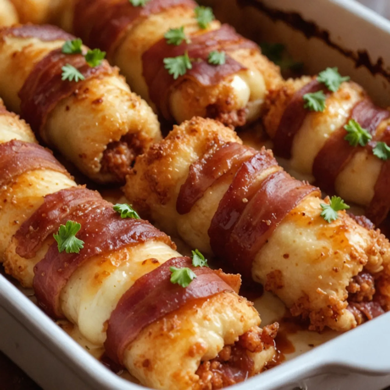 Ultimate Nashville Hot Bacon Wrapped Mozzarella Sticks Recipe