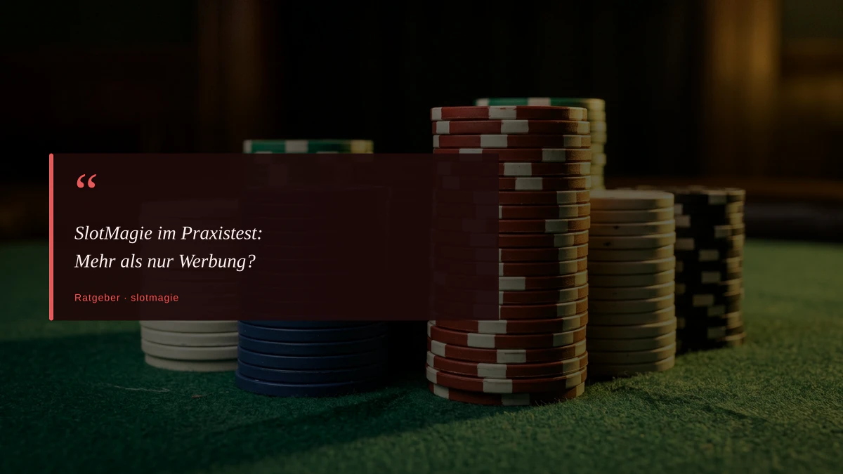SlotMagie im Praxistest: Mehr als nur Werbung?