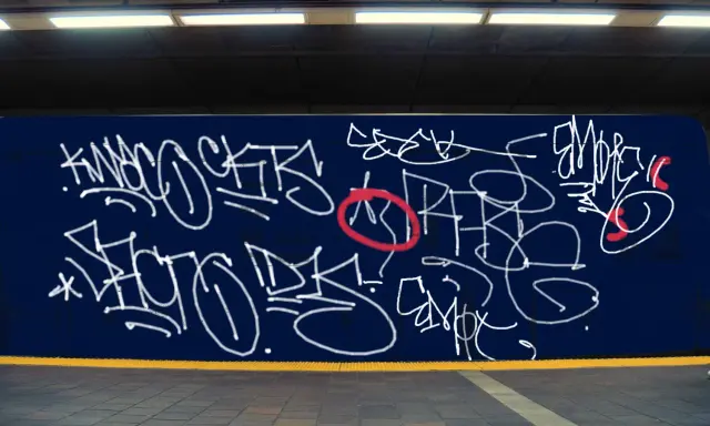 Graffiti artwork by emot