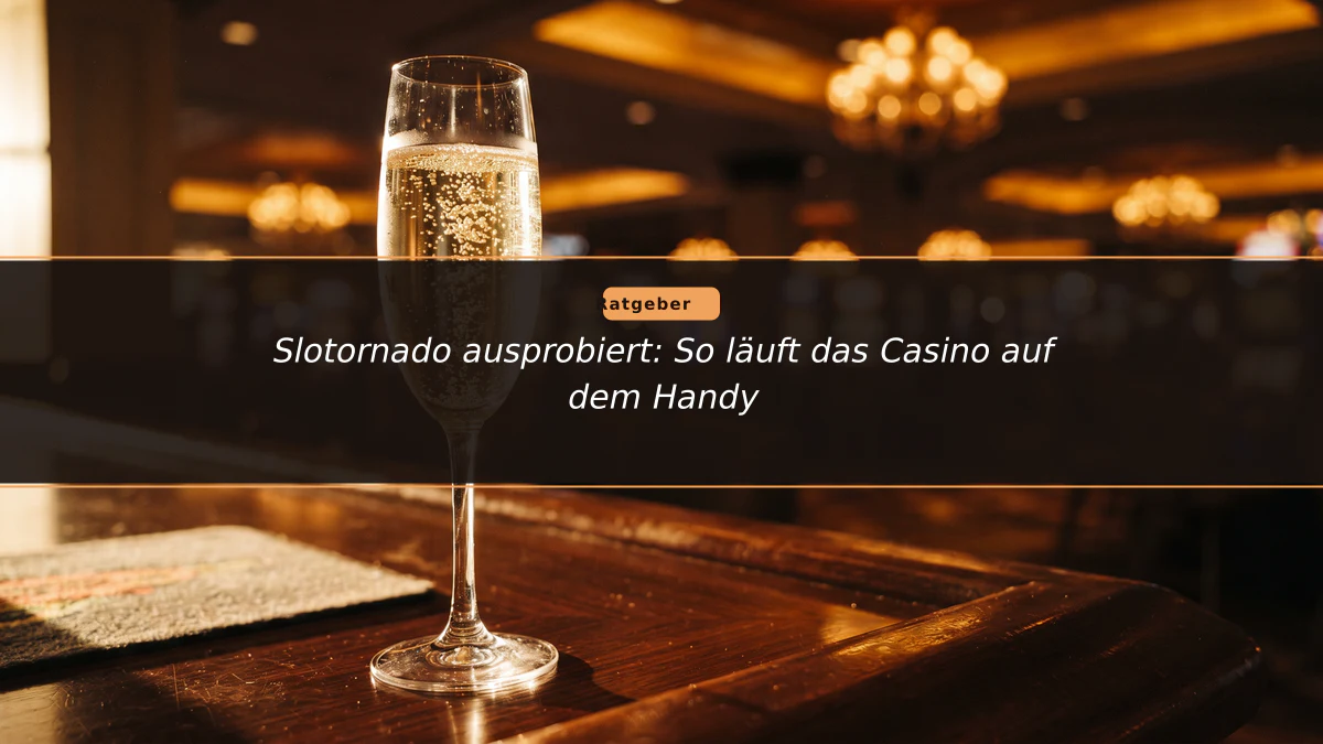 Slotornado ausprobiert: So läuft das Casino auf dem Handy