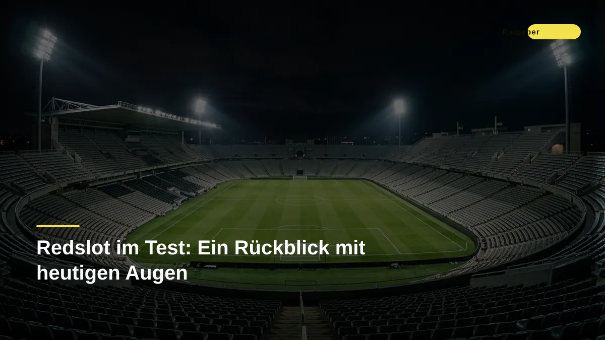 Redslot im Test: Ein Rückblick mit heutigen Augen