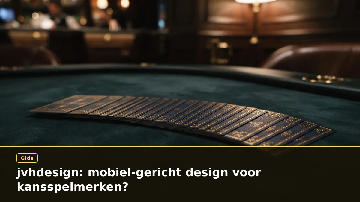 jvhdesign: mobiel-gericht design voor kansspelmerken?