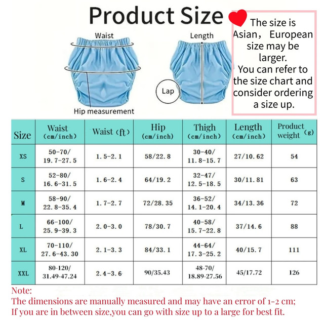 Reusable TPU Underwear