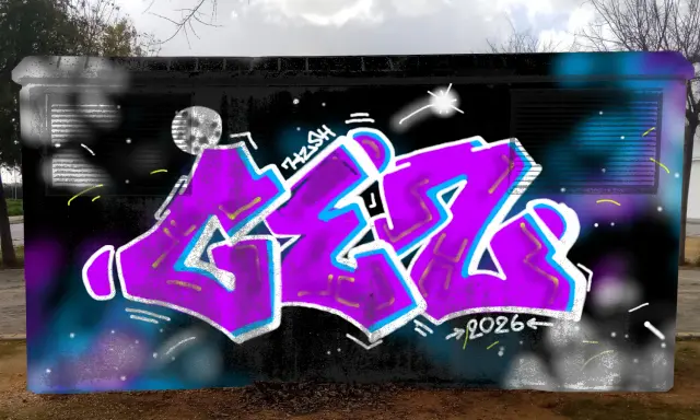 Graffiti artwork by KASH
