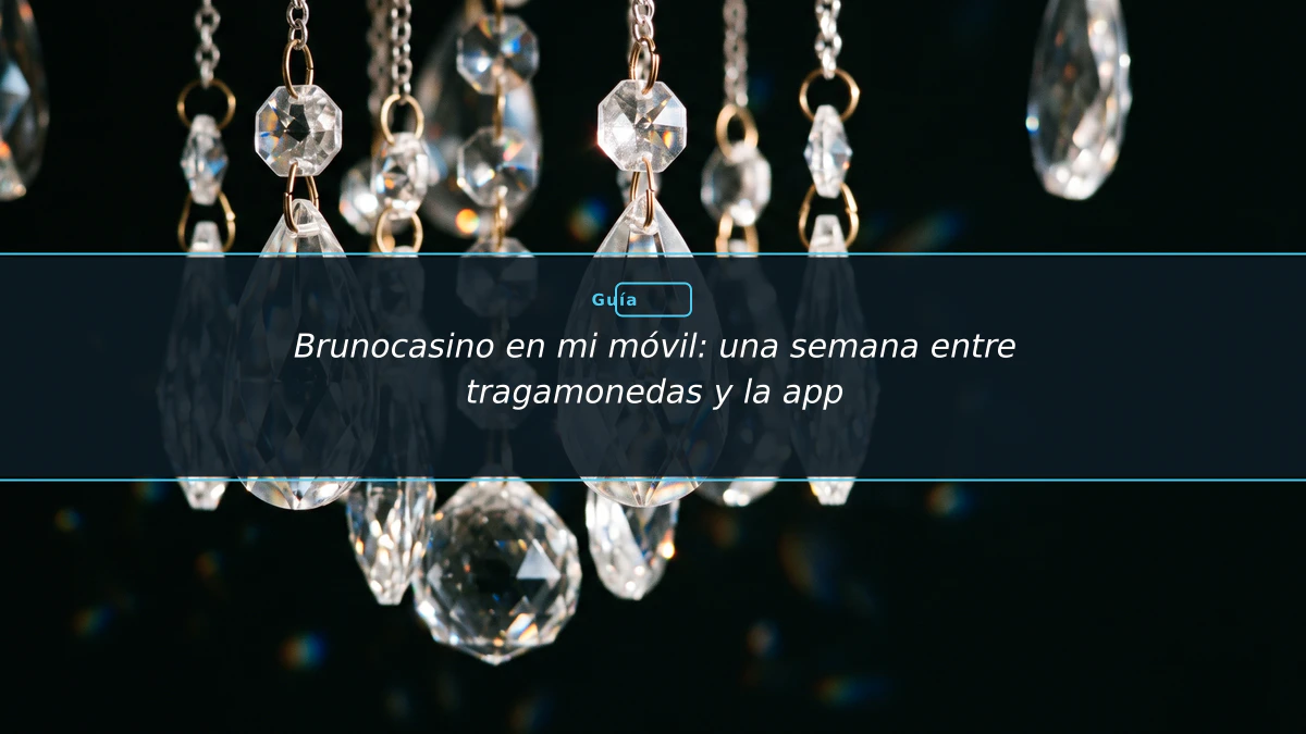 Brunocasino en mi móvil: una semana entre tragamonedas y la app