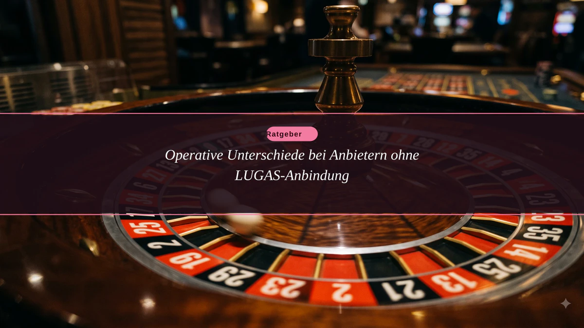 Operative Unterschiede bei Anbietern ohne LUGAS-Anbindung