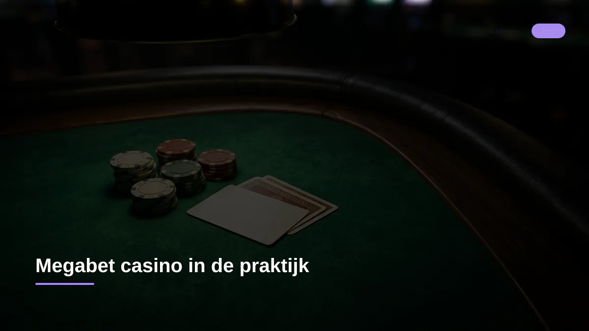 Megabet casino in de praktijk