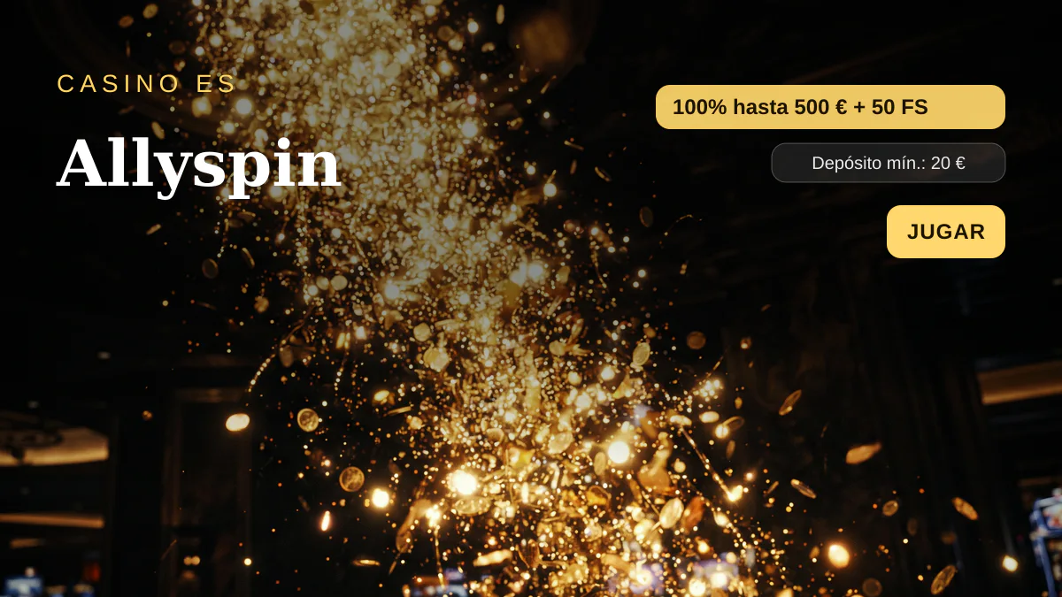 Allyspin casino — bono de bienvenida 100% hasta 500 € + 50 FS, pagos: Visa, Mastercard, Skrill, Neteller, Paysafecard