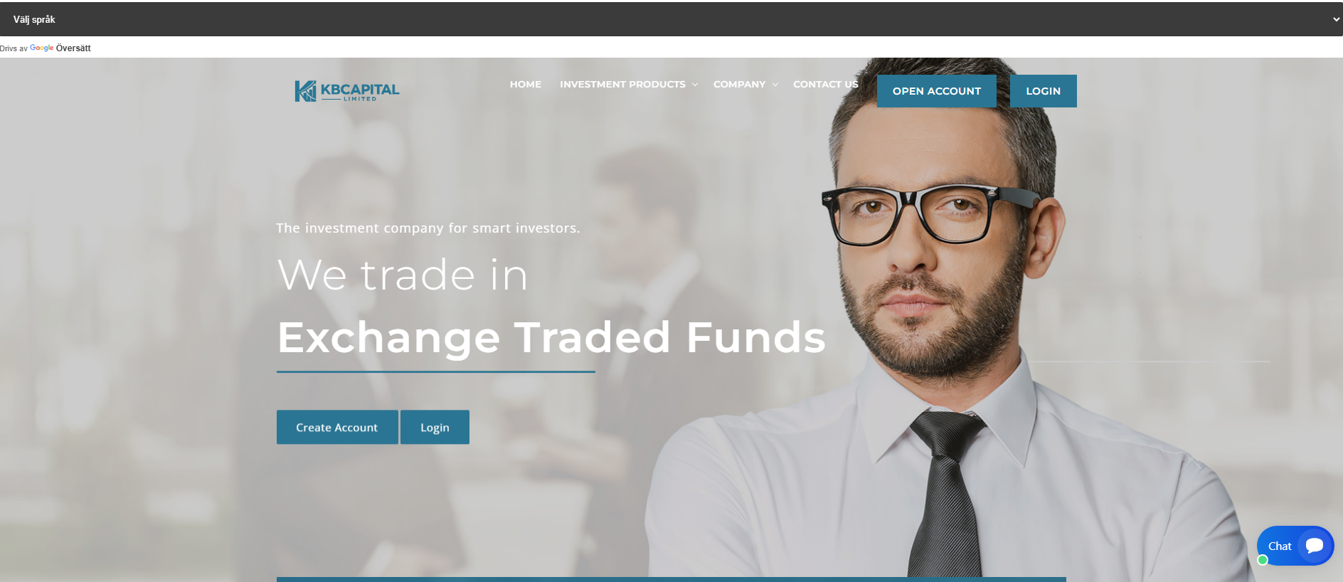 Screenshot of kbcapitalltd.com