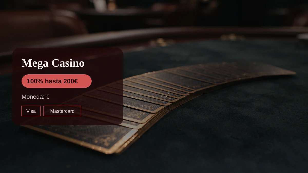 Analizar mega casino: registro, bono y experiencia frente a la competencia