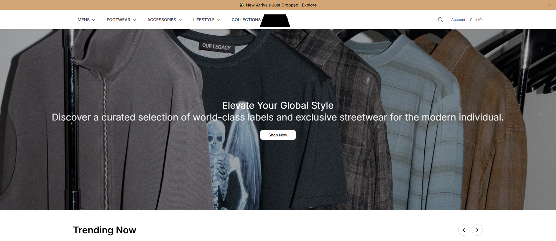 Stored capture of abovethecloudsfashion.shop
