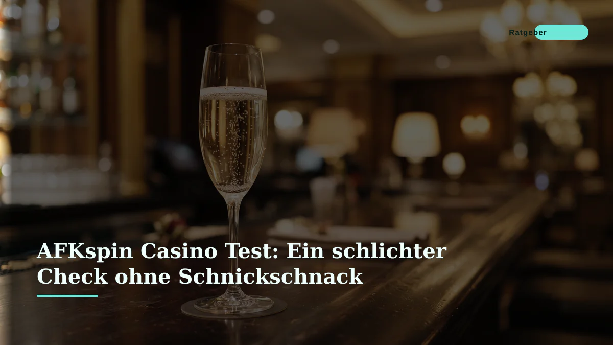AFKspin Casino Test: Ein schlichter Check ohne Schnickschnack
