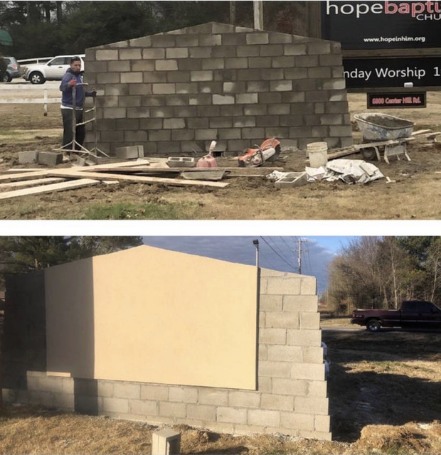 Masonry work by Jason Handyman Services