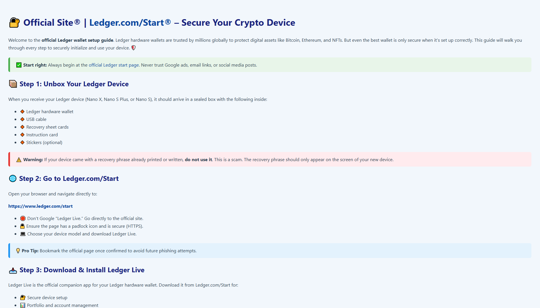 Stored capture of faq-ldgr-wallet.pages.dev
