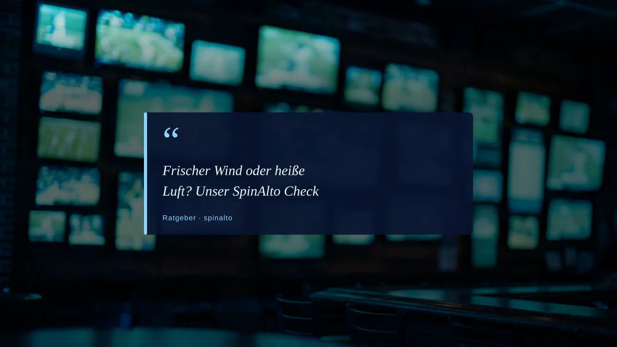 Frischer Wind oder heiße Luft? Unser SpinAlto Check