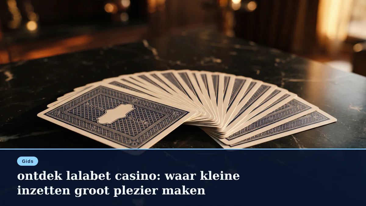 ontdek lalabet casino: waar kleine inzetten groot plezier maken