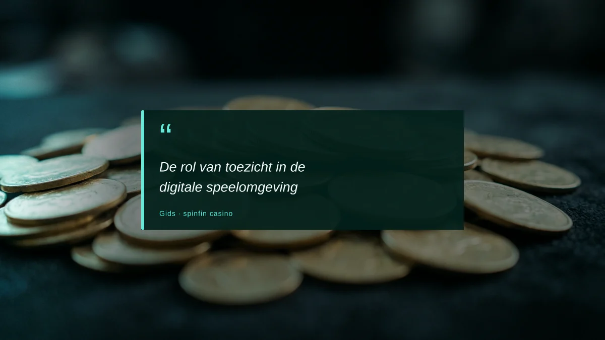 De rol van toezicht in de digitale speelomgeving