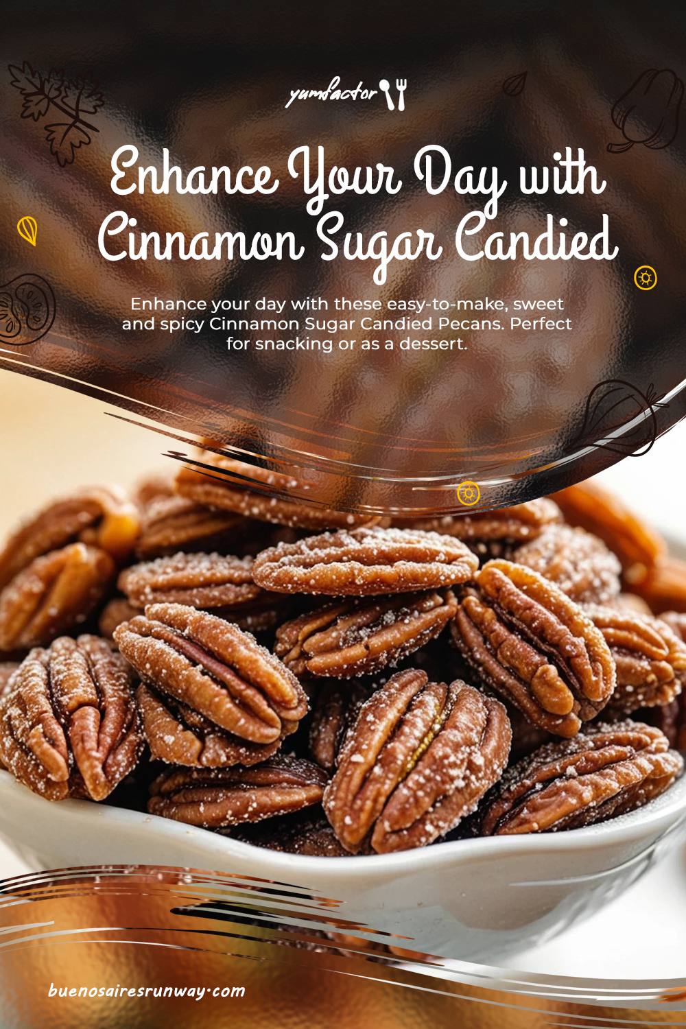 Enhance Your Day with Cinnamon Sugar Candied Pecans