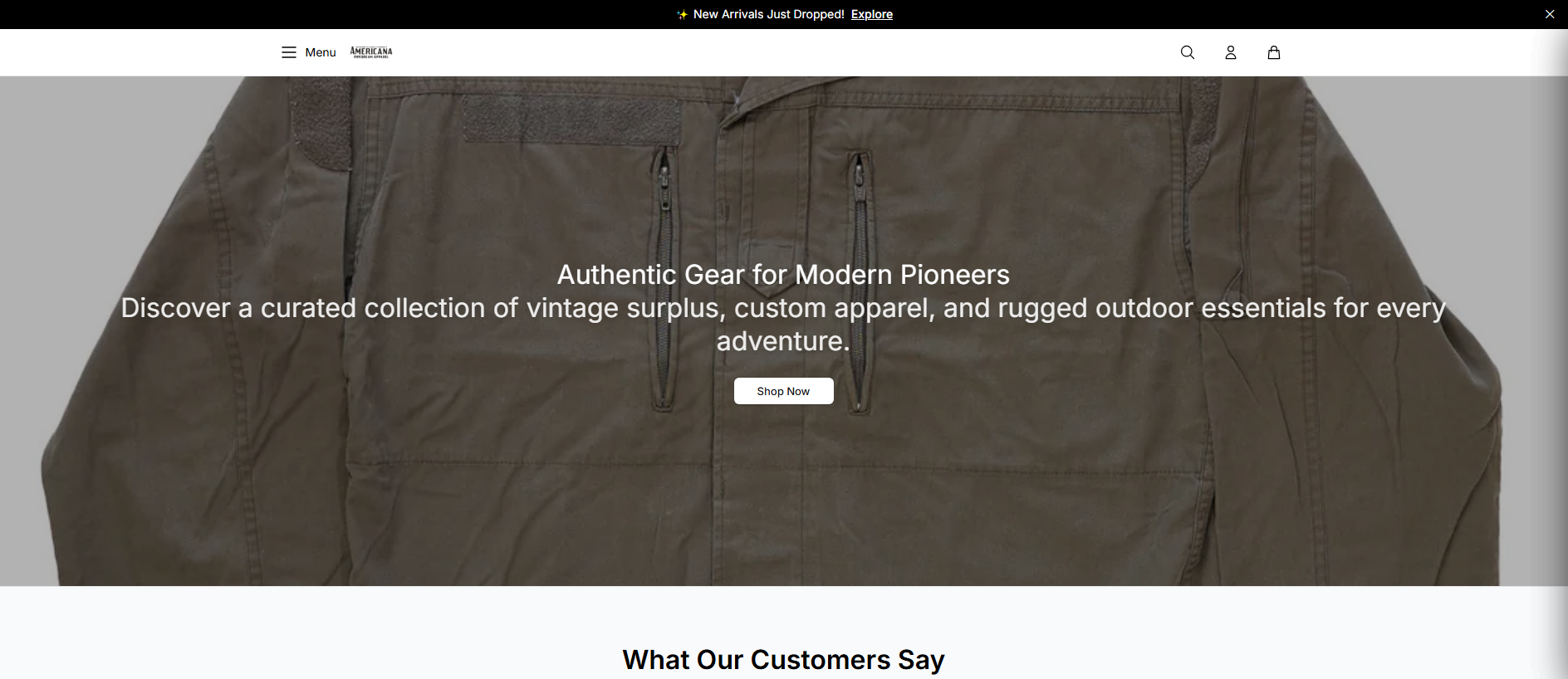 Stored capture of apdoutfitters.shop