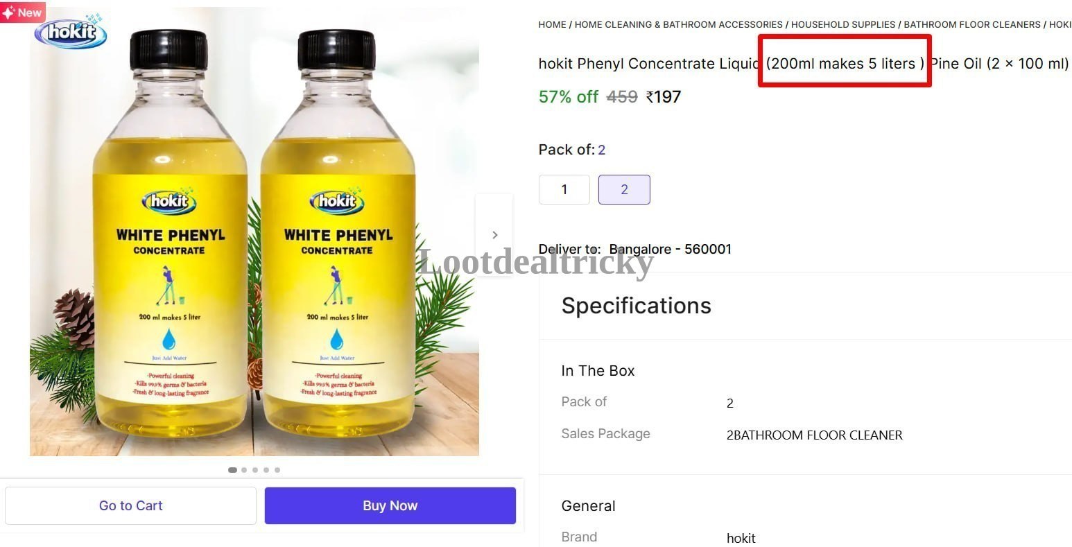 hokit Phenyl Concentrate Offer Image