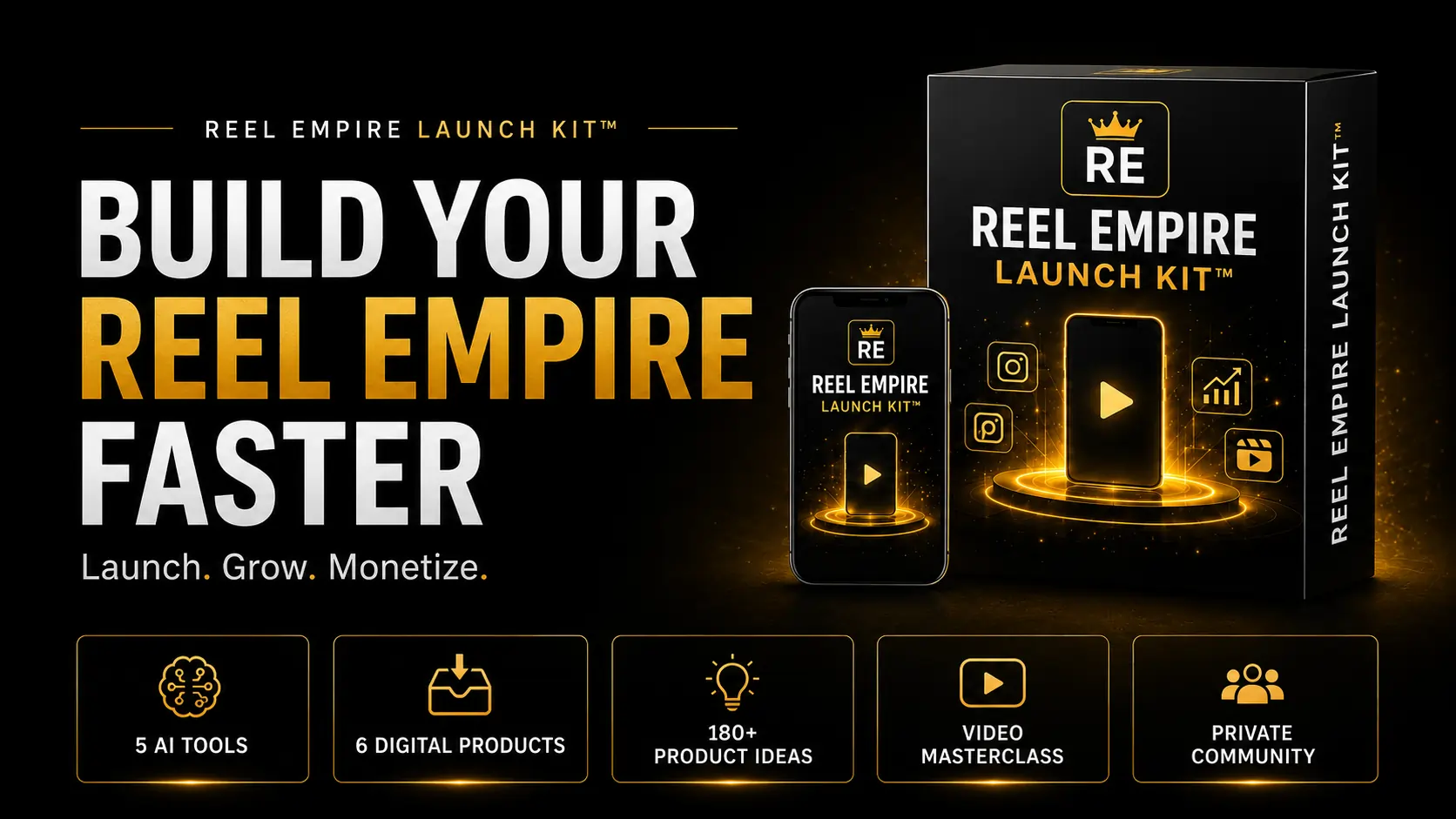 Reel Empire Launch Kit poster