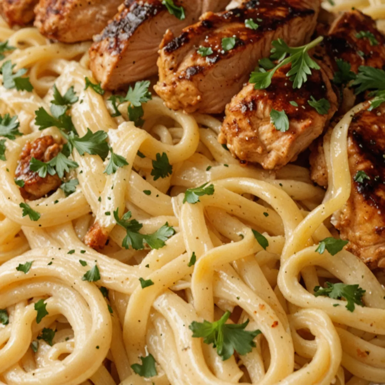 Cajun Chicken & Garlic Parmesan Linguine: Flavor-Packed Classic