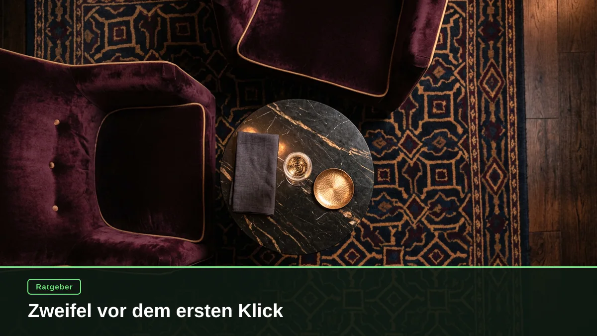 Zweifel vor dem ersten Klick