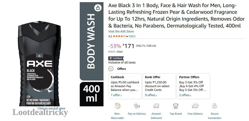 Axe Black 3 | Top Unbeatable Deal