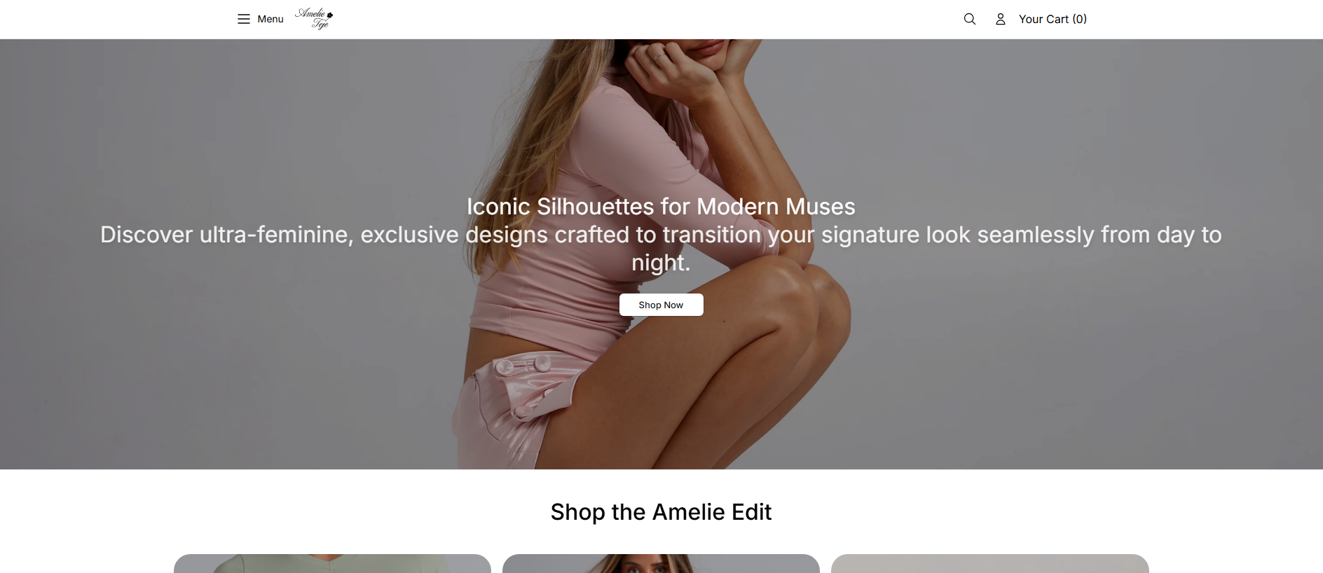 Stored capture of amelietejelabel.shop