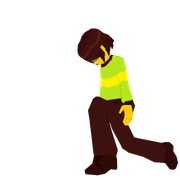 DOWN kneeling