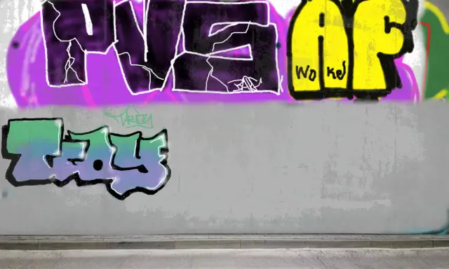Graffiti artwork by TROY