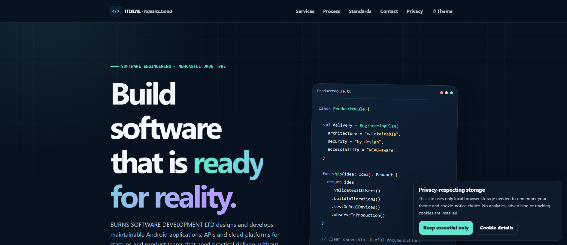 Forensic screenshot of itdealcc.bond showing the phishing page layout