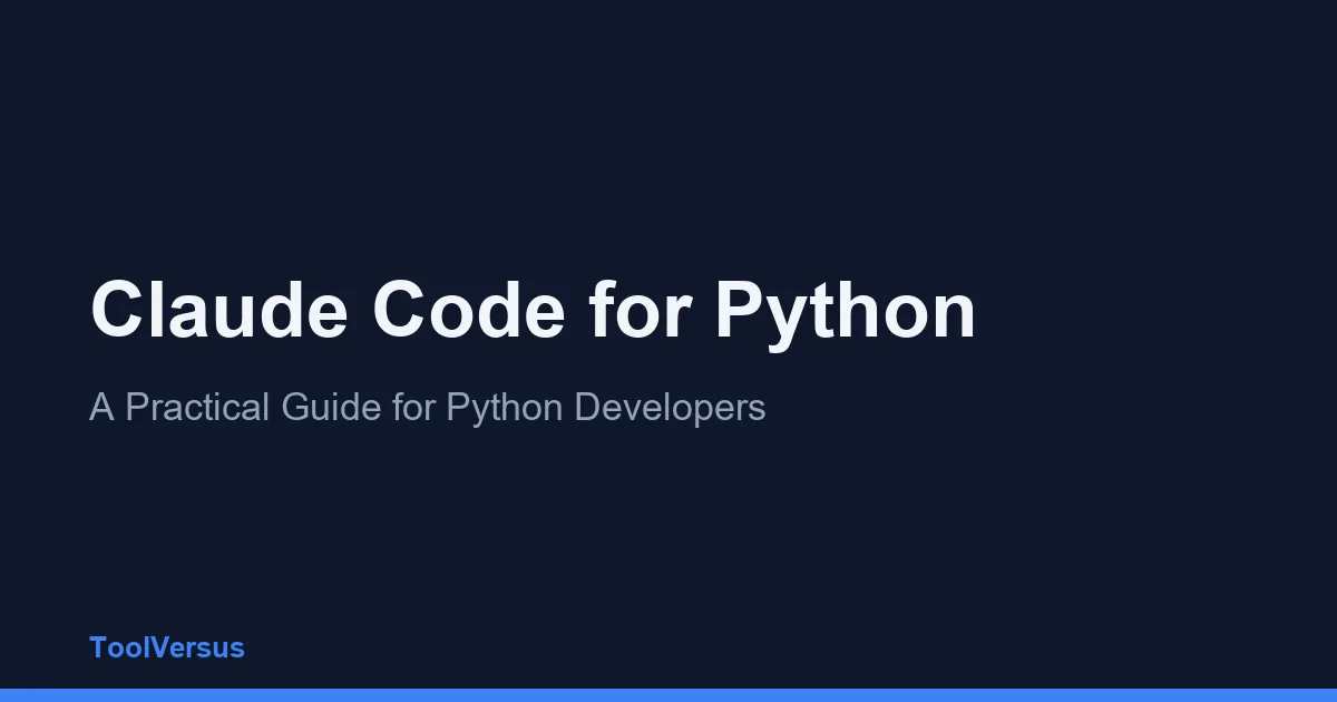 Claude Code for Python