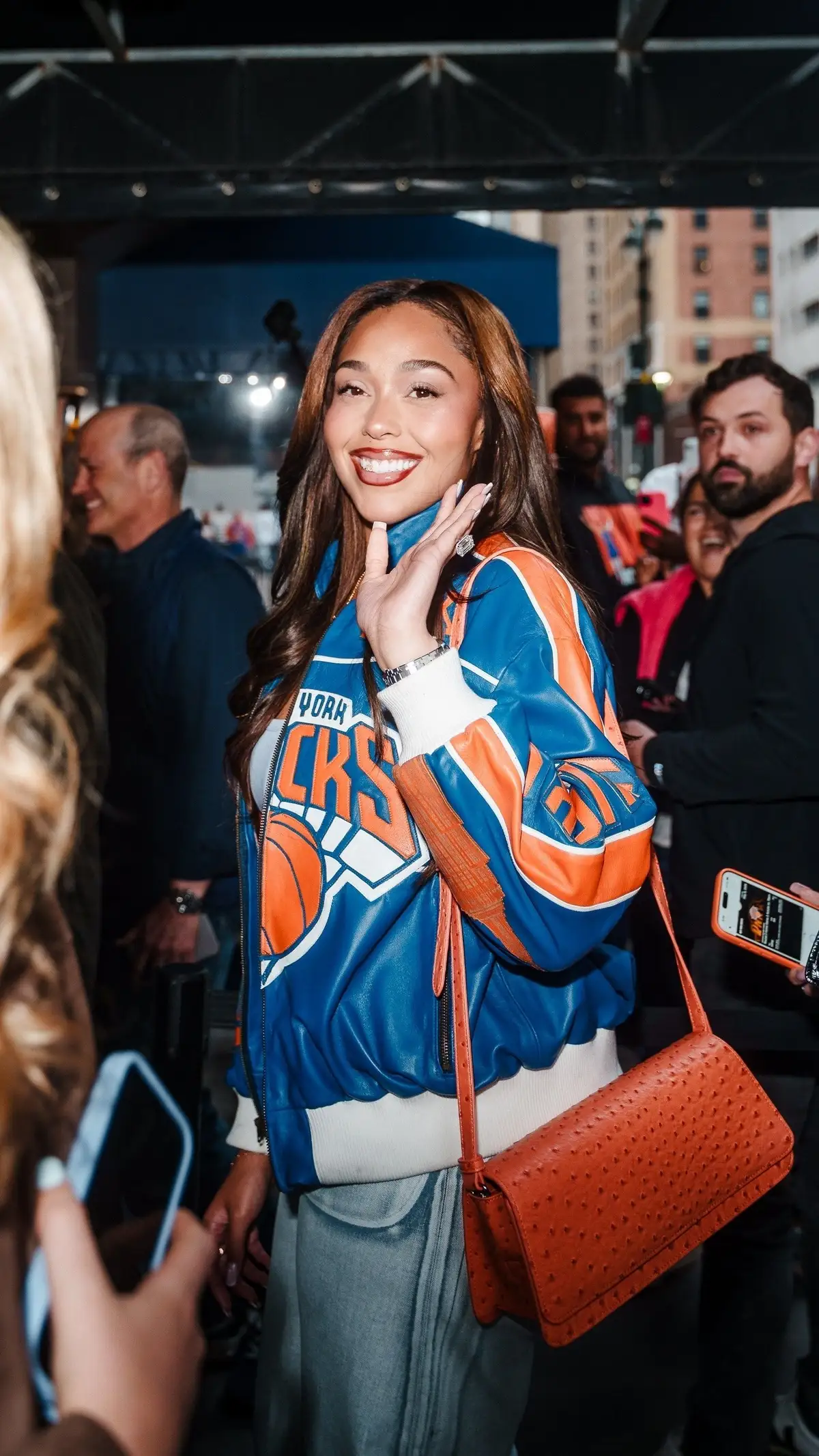 Jordyn Woods Steals the Show with Knicks Game-Day Style