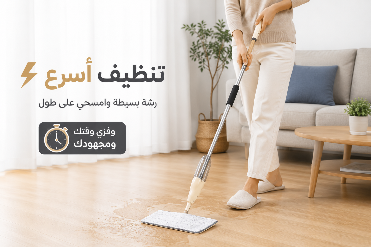 تنظيف أسرع
