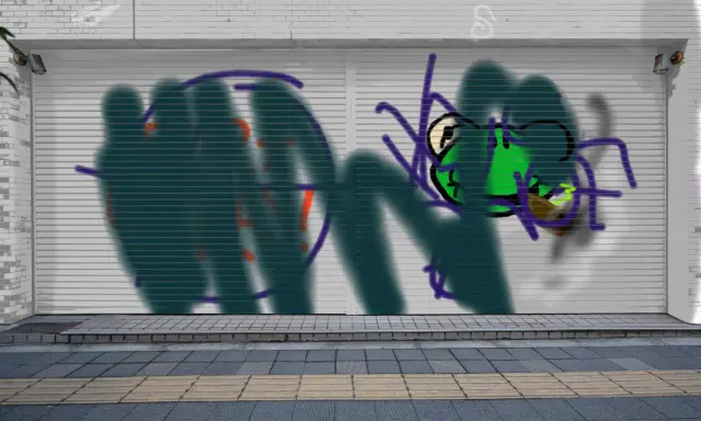 Graffiti artwork by Nem1
