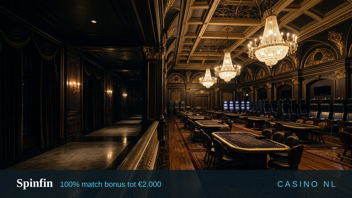 Spinfin casino — welkomstbonus 100% match bonus tot €2.000 + 150 FS, betalingen: Visa, Mastercard, Skrill, Neteller, Paysafecard