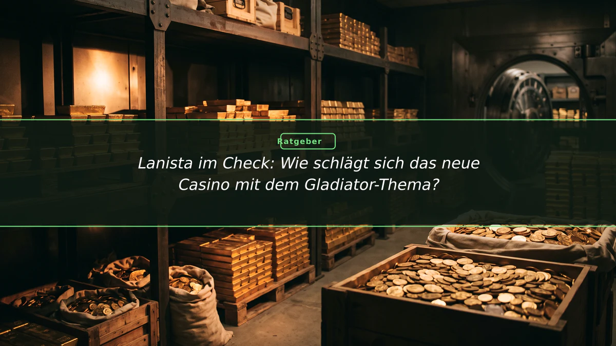 Lanista im Check: Wie schlägt sich das neue Casino mit dem Gladiator-Thema?