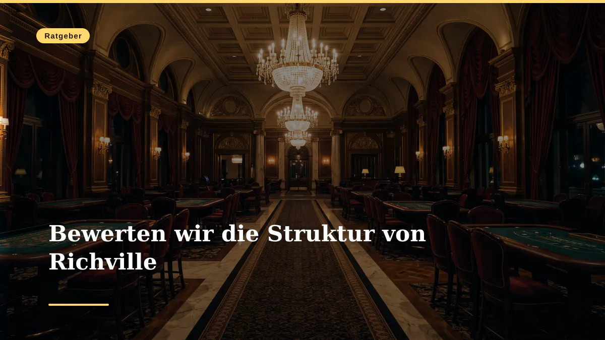 Bewerten wir die Struktur von Richville