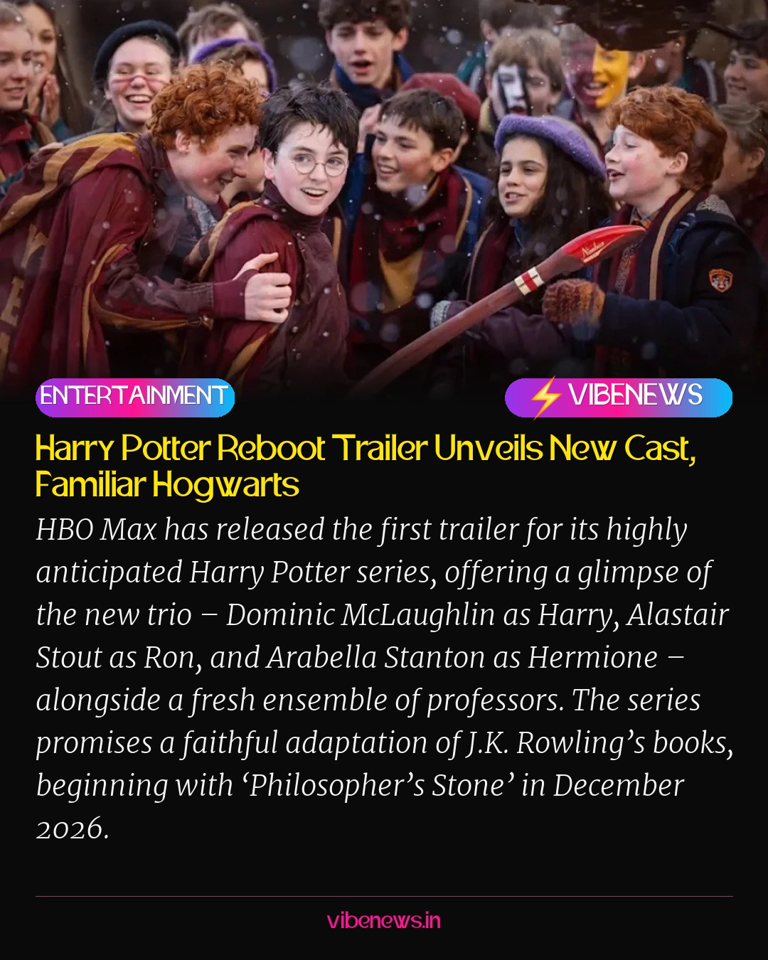 Harry Potter Reboot Trailer Unveils New Cast, Familiar Hogwarts